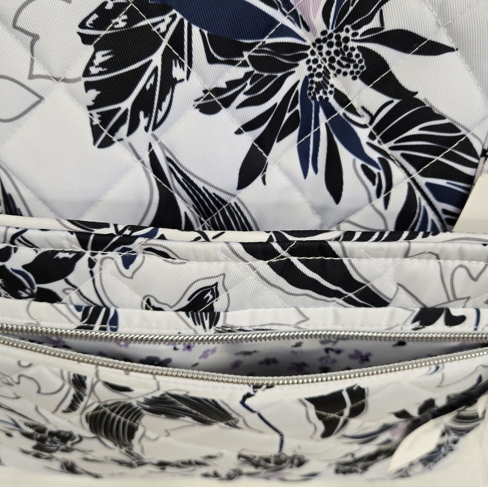 Vera Bradley Vera Tote Bag Twilight Garden - Picture 13 of 15